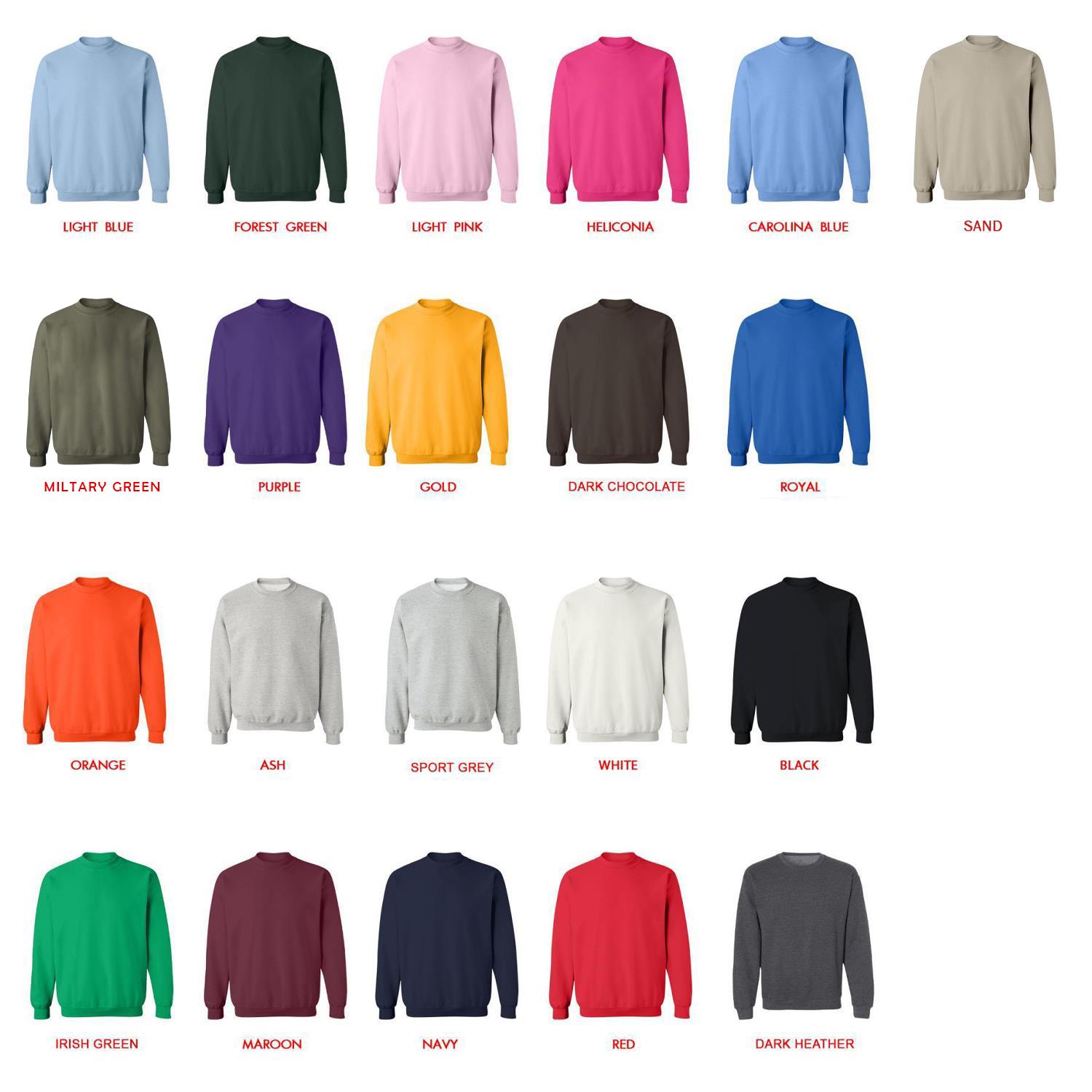 sweatshirt color chart - TWICE UK Shop