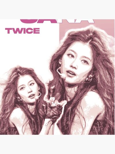 Alternative view of Sana TWICE Throw Pillow