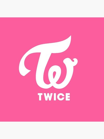 Alternative view of TWICE Logo Tapestry