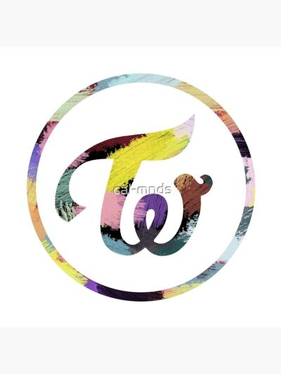 Alternative view of TWICE Logo Tapestry