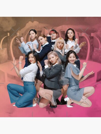 Alternative view of TWICE Formula Of Love Tapestry