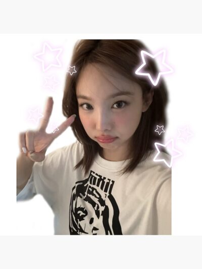 Alternative view of Nayeon TWICE Sticker Im Nayeon K Pop Fanart Aesthetic Design Tapestry