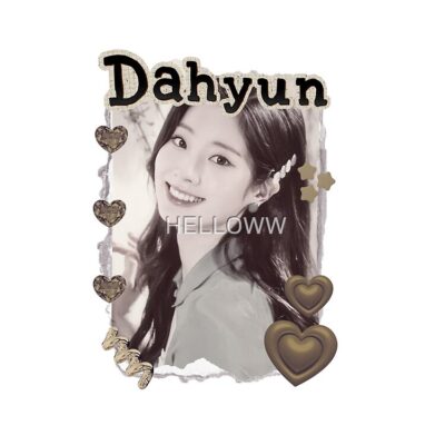 Alternative view of TWICE Dahyun Kpop Girl Group Golden Collage Design K Music South Korean Scrapbook Collage Cozy Y2k Vintage Design Tote Bag