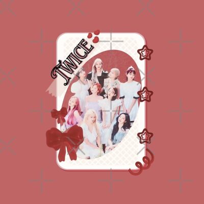 Alternative view of TWICE Kpop Girl Group K Music South Korean Girl Group Red Aesthetic Collage Design Tote Bag