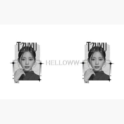 Alternative view of TWICE Tzuyu Kpop Girl Group Golden Collage Design K Music South Korean Scrapbook Collage Cozy Y2K Vintage Design Mug