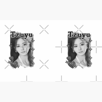 Alternative view of TWICE Tzuyu Kpop Girl Group K Music South Korean Girl Group Black And White Collage Digital Art Portrait Mug