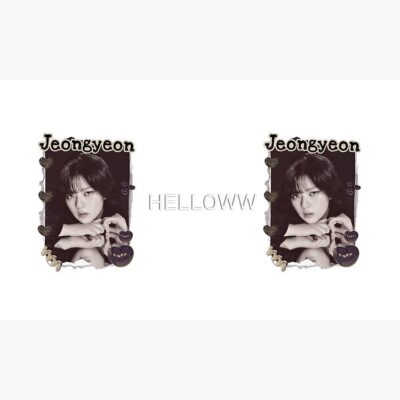 Alternative view of TWICE Jeongyeon Kpop Girl Group Golden Collage Design K Music South Korean Scrapbook Collage Cozy Y2K Vintage Design Mug