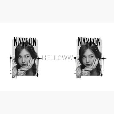 Alternative view of TWICE Nayeon Kpop Girl Group B N W Collage Design K Music South Korean Scrapbook Collage Cozy Y2K Vintage Design Mug