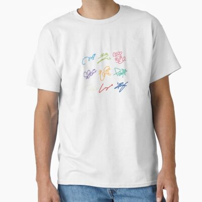 Alternative view of TWICE Signatures T-shirt
