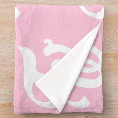 Alternative view of TWICE Logo Throw Blanket