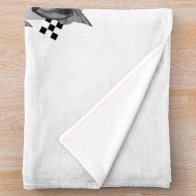 Alternative view of TWICE Chaeyoung Kpop Girl Group K Music South Korean Girl Group Black And White Collage Digital Art Portrait Throw Blanket