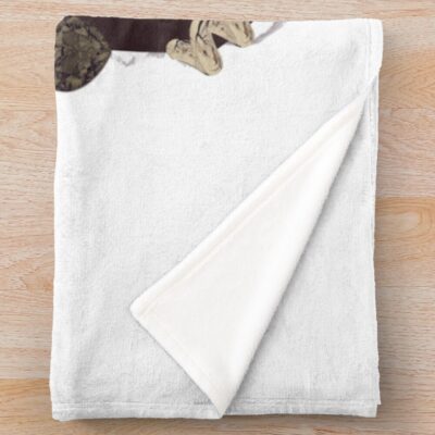 Alternative view of TWICE Jeongyeon Kpop Girl Group Golden Collage Design K Music South Korean Scrapbook Collage Cozy Y2K Vintage Design Throw Blanket