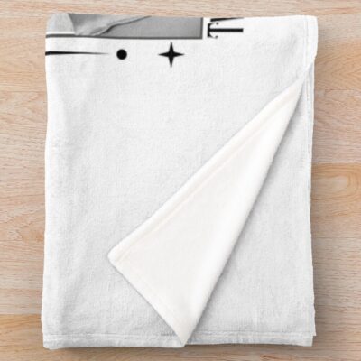 Alternative view of TWICE Nayeon Kpop Girl Group B N W Collage Design K Music South Korean Scrapbook Collage Cozy Y2K Vintage Design Throw Blanket