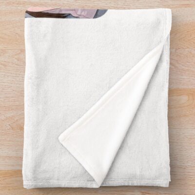 Alternative view of TWICE Cartoon Illustration Collage K Pop Group Throw Blanket