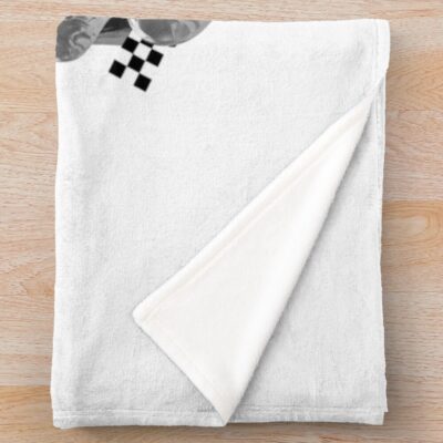 Alternative view of TWICE Jihyo Kpop Girl Group K Music South Korean Girl Group Black And White Collage Digital Art Portrait Throw Blanket