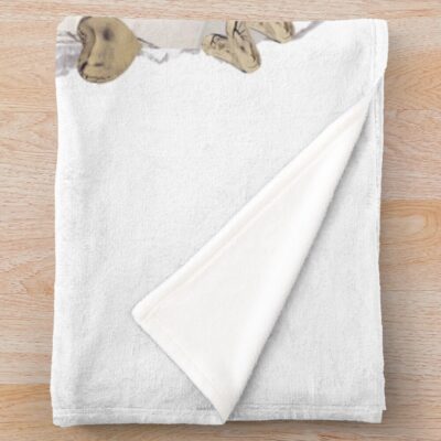 Alternative view of TWICE Mina Kpop Girl Group Golden Collage Design K Music South Korean Scrapbook Collage Cozy Y2K Vintage Design Throw Blanket