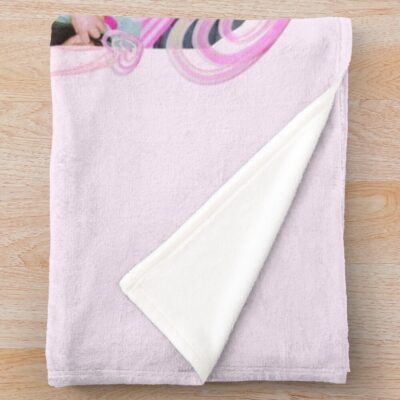 Alternative view of TWICE Kpop Girl Group Pink Collage Design Throw Blanket