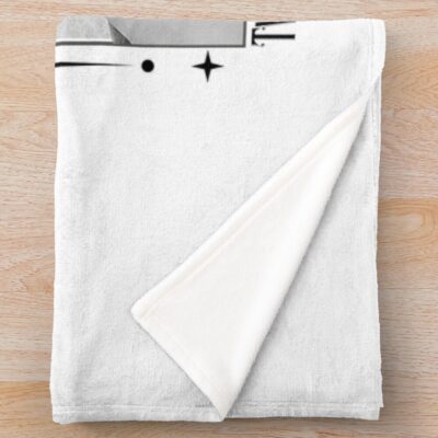 Alternative view of TWICE Momo Kpop Girl Group B N W Collage Design K Music South Korean Scrapbook Collage Cozy Y2K Vintage Design Throw Blanket