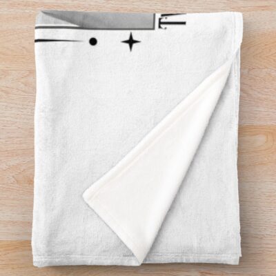 Alternative view of TWICE Tzuyu Kpop Girl Group Golden Collage Design K Music South Korean Scrapbook Collage Cozy Y2K Vintage Design Throw Blanket