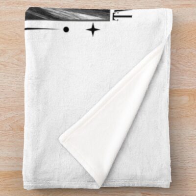 Alternative view of TWICE Jihyo Kpop Girl Group B N W Collage Design K Music South Korean Scrapbook Collage Cozy Y2K Vintage Design Throw Blanket