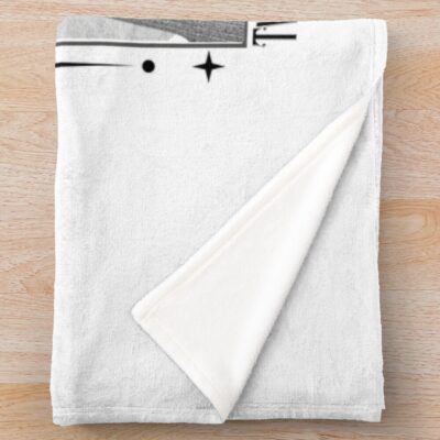 Alternative view of TWICE Dahyun Kpop Girl Group B N W Collage Design K Music South Korean Scrapbook Collage Cozy Y2K Vintage Design Throw Blanket