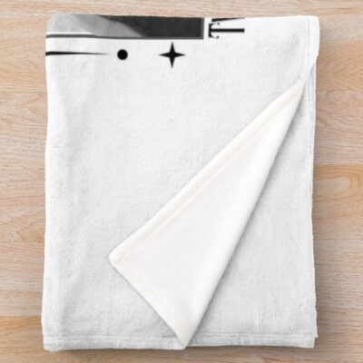 Alternative view of TWICE Mina Kpop Girl Group B N W Collage Design K Music South Korean Scrapbook Collage Cozy Y2K Vintage Design Throw Blanket