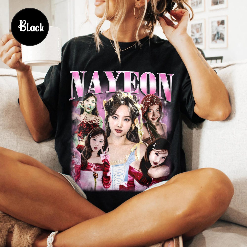 Twice Nayeon Bootleg Retro T-shirt - Image 2