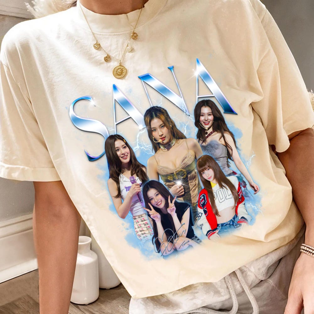 Vintage 90s Bootleg Sana Shirt - Image 3